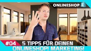 5 Tipps für deinen Onlineshop! Marketing! Video 4/5