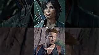 Lara Croft vs Nathan Drake (Games) #shorts #gaming #edit #trending #uncharted #tombraider