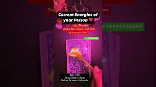 Current Energies of your Person #tarot #tarotreading #astrology #shorts