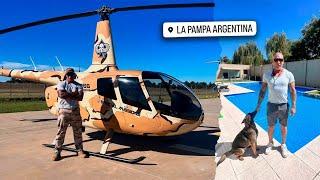 Es MILLONARIO, vive en LA PAMPA & creó la BASE de ENTREAMIENTO MILITAR  más GRANDE de ARGENTINA 