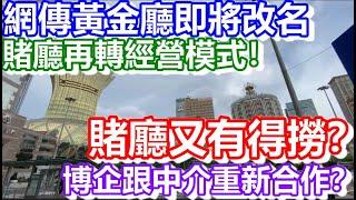 博企跟中介重新合作？賭廳仲有得撈？網傳黃金廳即將改名！賭廳再轉經營模式！｜CC字幕｜日更頻道