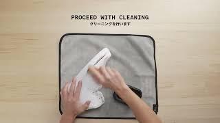 Reshoevn8r プレミアムシューズ&スニーカークリーニングキット　RESHOEVN8　クリーンニングマットの使用方法　Cleaning Mat v3