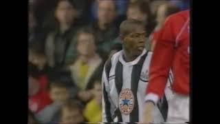 Newcastle United - Tino Asprilla Steps Off Plane Wins Game v Middlesbrough 1996