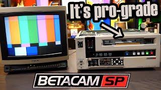 Sony Betacam: Not the Beta you're thinking of (it's way better)