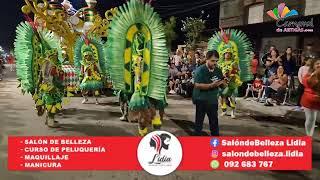 Escuela de Samba Barrio Rampla cerrando el Carnaval de Tacuarembo