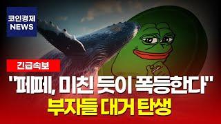 [페페 코인] 고래 축적 미친 듯이 들어오는 중! 500만% 상승 신화 이뤄진다! 부자들 대거 탄생!