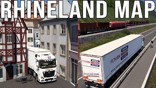 ETS2 1.53 Rhineland Map  Von Mainz nach Koblenz [2873] EURO TRUCK SIMULATOR 2