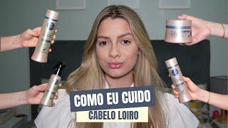 COMO EU CUIDO DO MEU CABELO LOIRO? | Linha Bendito Loiro