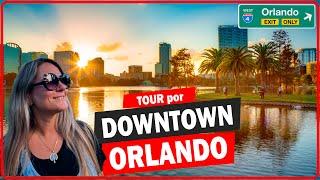 TOUR pelo CENTRO de ORLANDO (Downtown Orlando)