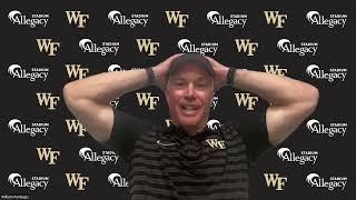 Wake Forest Football post-Stanford press conference