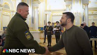 Ousted Ukrainian commander Gen. Zaluzhny awarded highest accolade