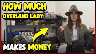 How Much Overland Lady Makes Money On YouTube 2023