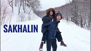 Sakhalin island / Russian New Year / Real winter