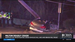 Car Split Into 2 Pieces During Fatal Milton Crash