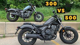 Honda Rebel 300 vs 500 | Specs, Speed Test, and More!