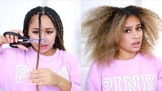 Cutting Out My Braids! My Routine