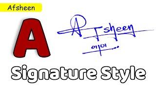  Afsheen Name Signature Style | A Signature Style | Signature Style of My Name Afsheen