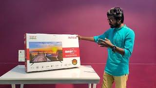 How to Connect Your Mobile to TV: Unboxing and Review of INTEX Brand 32 in Telugu Inch Smart TV