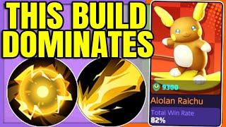 If you aren't playing this RAICHU BUILD yet, you are missing out | Pokemon Unite