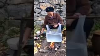 Как сварить суп в политиеленовом пакете // Байки из Китая