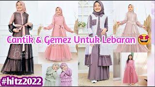 Baju Gamis & One set Anak Perempuan Tahun 2022 Modis dan Modern Cantik Untuk Lebaran