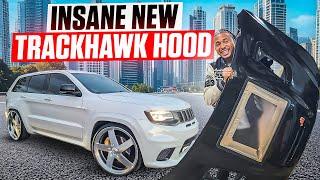 2000HP TWIN TURBO TRACKHAWK GET NEW CUSTOM HOOD