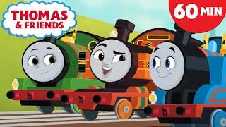 Racing to the Finish! | Thomas & Friends: All Engines Go! | +60 Minutes Kids Cartoons