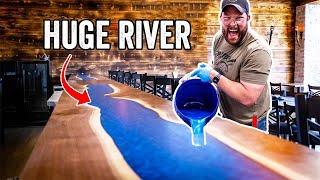 My LARGEST River Table Pour Yet!