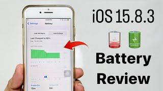 iOS 15.8.3 Battery Review on iPhone 7 - iOS 15.8.3 Battery Drain