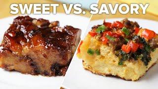 Breakfast Bake 2 Ways: Sweet Vs. Savory • Tasty