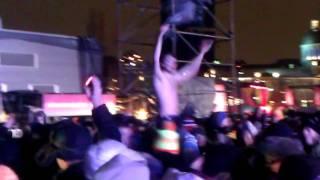 shirtless guy outside at igloofest