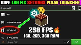 Top 10 Secret Settings To Reduce Lag in POJAV LAUNCHER ️|| Get 100+ Fps in Low End Devices .
