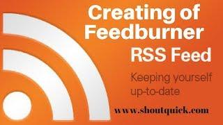 How to Create a Rss feed with FeedBurner