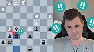 Brilliant Sacrifice by Magnus Carlsen Leaves Opponent Stunned