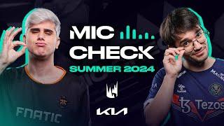 Best Smiter in the World? | Kia Mic Check | 2024 LEC Summer Week 2