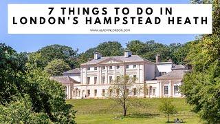 HAMPSTEAD HEATH, LONDON | Walks | Parliament Hill | Kenwood House | Hill Garden & Pergola | Ponds