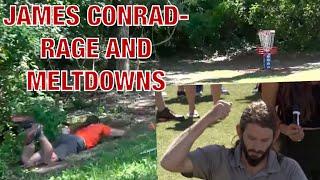 JAMES CONRAD'S TOP 3 DISC GOLF RAGES AND MELTDOWNS  *Warning- Graphic Content, Not Safe For Work*