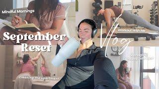 NEW MONTH RESET️ Workout routine, EarthChimp Protein, anxiety chat, cleaning & meal prep