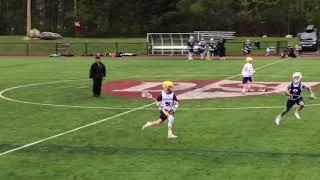 Travis Foster 2022 NH Tomahawks Purple 2018 Spring lacrosse Highlights