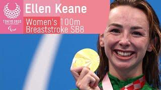 Ireland's Ellen Keane Wins Gold | Women's 100m Breaststroke SB8 Final | Tokyo 2020 Paralympics