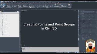 Surveying: Creating Points and Point Groups in Civil 3D