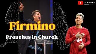 Roberto Firmino Preaches in Church 3 years after baptism with Alisson Becker #football #firmino