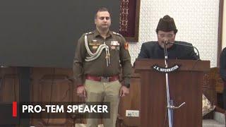 LG Administers Oath To Mubarak Gul As Pro-Tem Speaker