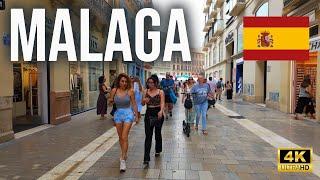 Malaga, Spain 4K Walking Tour | Exploring Iconic Streets, Landmarks & Hidden Gems