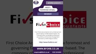 Meet Hammad Afzal, Our Member at BforB Business Networking Club Didsbury.