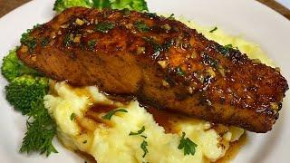 Honey Garlic Butter Salmon, Superb Flavor