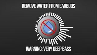 Sound to Remove Water From Earbuds/AirPods | ACTUALLY WORKS