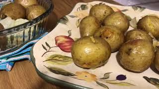 Картофель, запечённый с розмарином. Изыскано и вкусно!