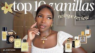 MY TOP 10 VANILLA PERFUMES OF ALL TIME | no hype review 