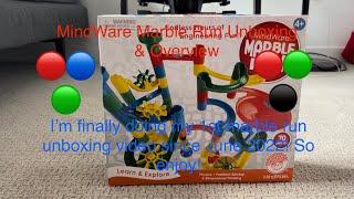 MindWare Marble Run Unboxing & Overview